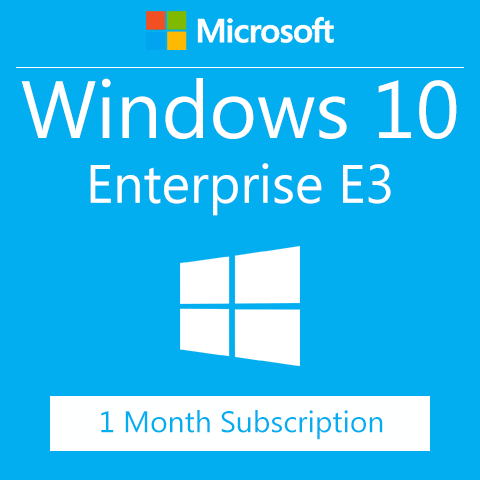 Microsoft Windows 10 Enterprise E3 (Monthly Plan)